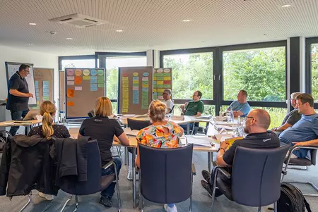 inhouse-Schulung Führungskräfteentwicklung von Rommelag beim Bildungswerk